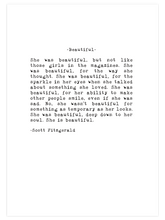 Beautiful - Art Print